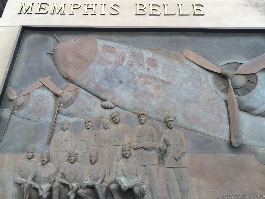 Memphis Belle Statue in Overton Park