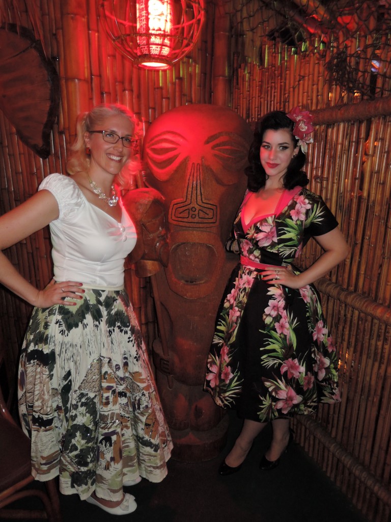 Frankie's Tiki Room with Miss Victory Violet -Tiki Bar / Tiki Style / Pinup Style