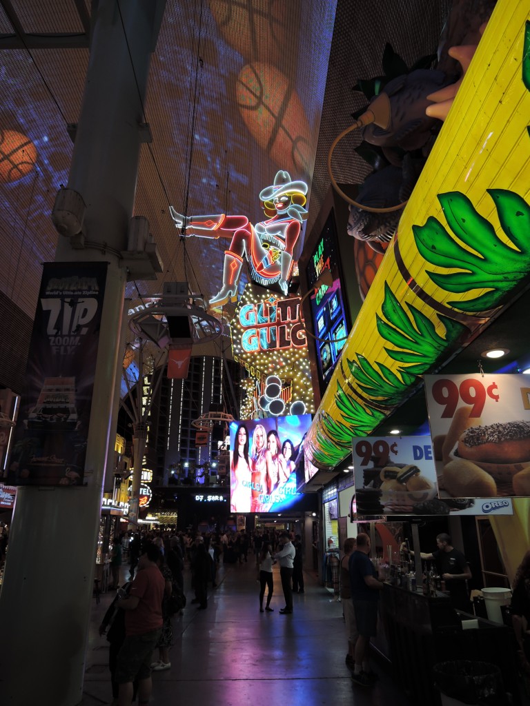 VLV 18 2015 Fremont St. Glitter Gulch famous sign. 