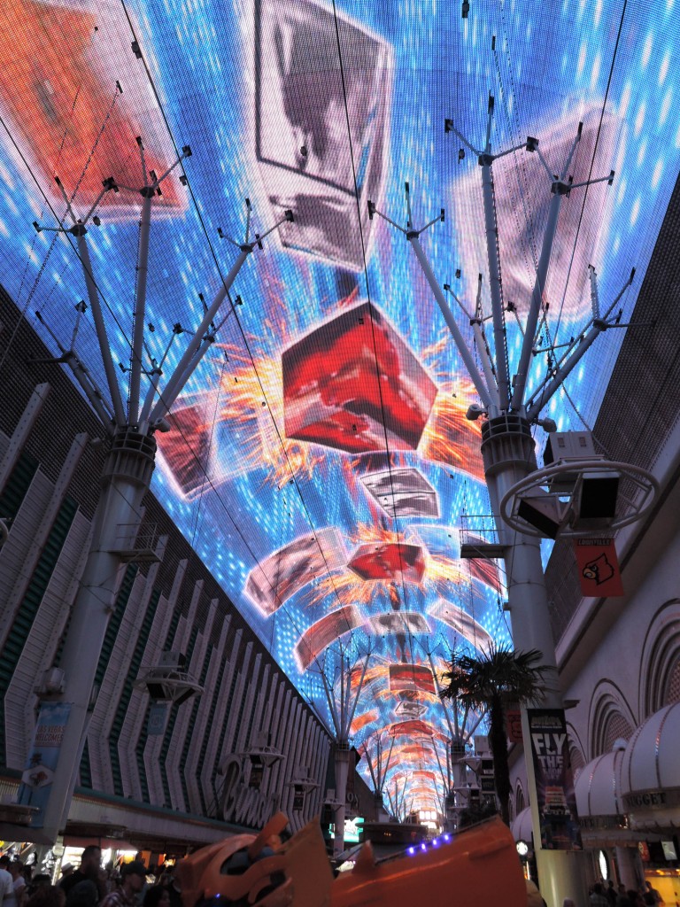 VLV 18 2015 Fremont St. light show. 