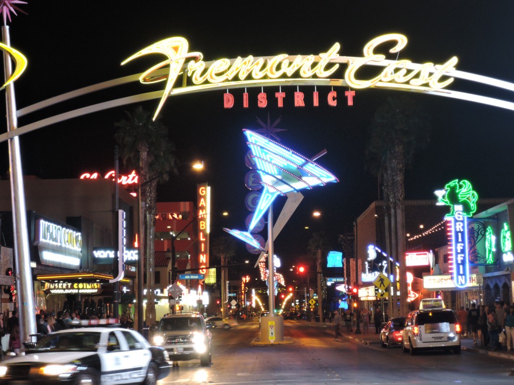 VLV 18 2015 Fremont St. East District signs. 