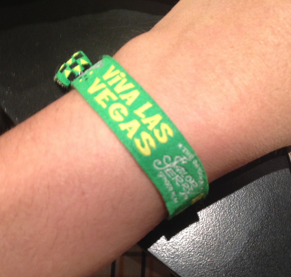 Viva Las Vegas Rockabilly Weekend 18, 2015 wristband. 