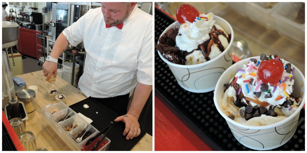 Ice Cream Sundaes from Bean and Baker Malt Shop