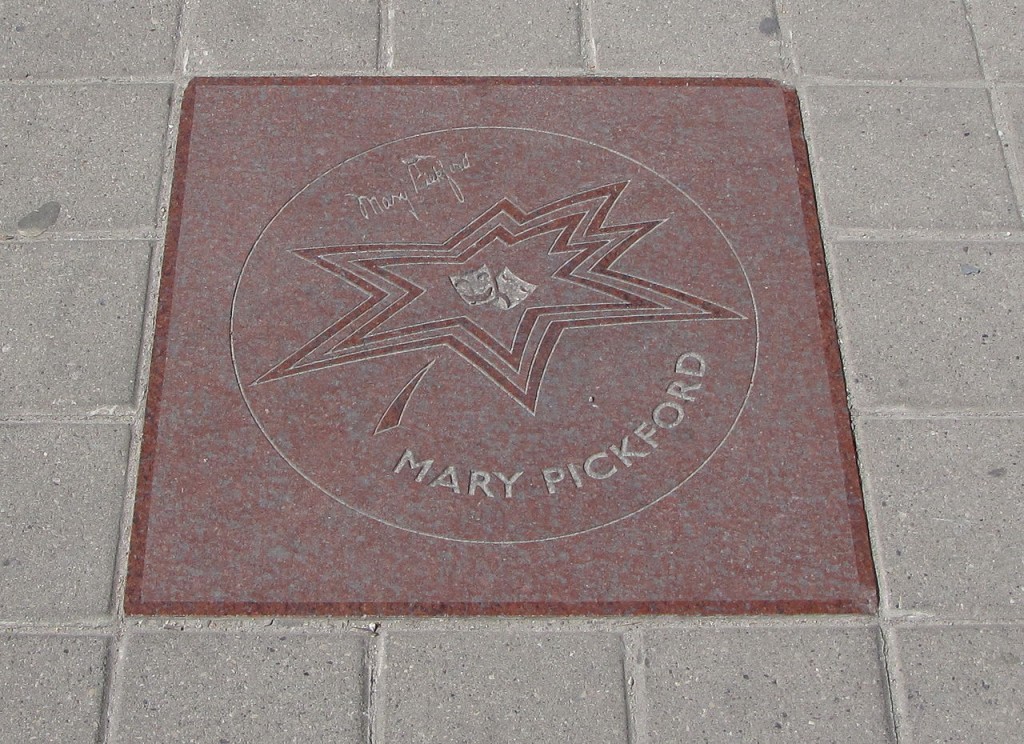 Pickford's star on Canada's Walk of Fame in Toronto, Ontario