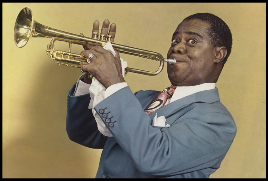 Louis Armstrong  vintage photo