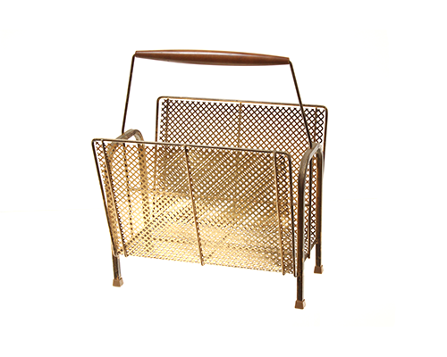 vintage magazine rack