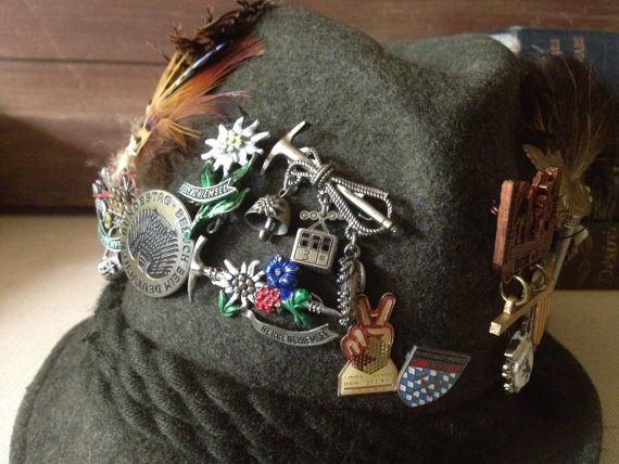 Bavarian German Hat with pins