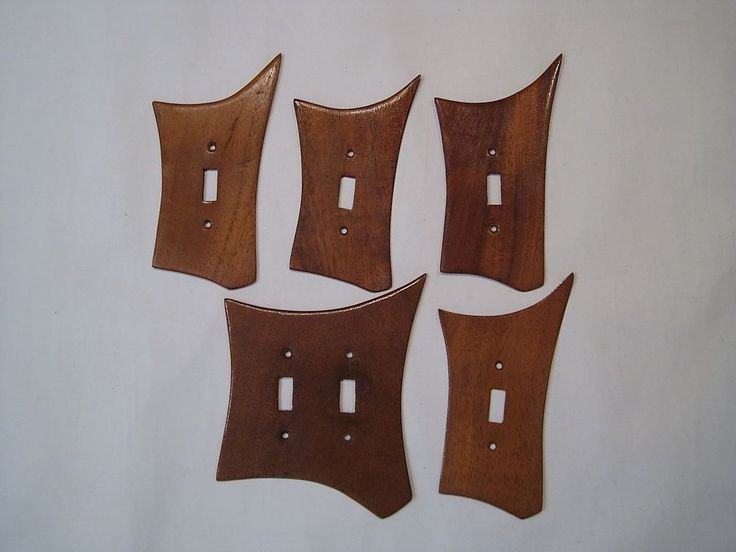 1950s mid century switch plate covers