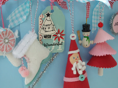 Holiday Vintage Felt Garland Christmas Craft