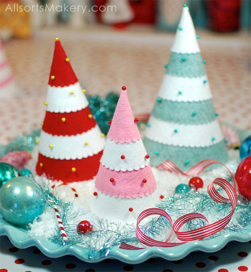 christmas Craft: Festive Felt Trees