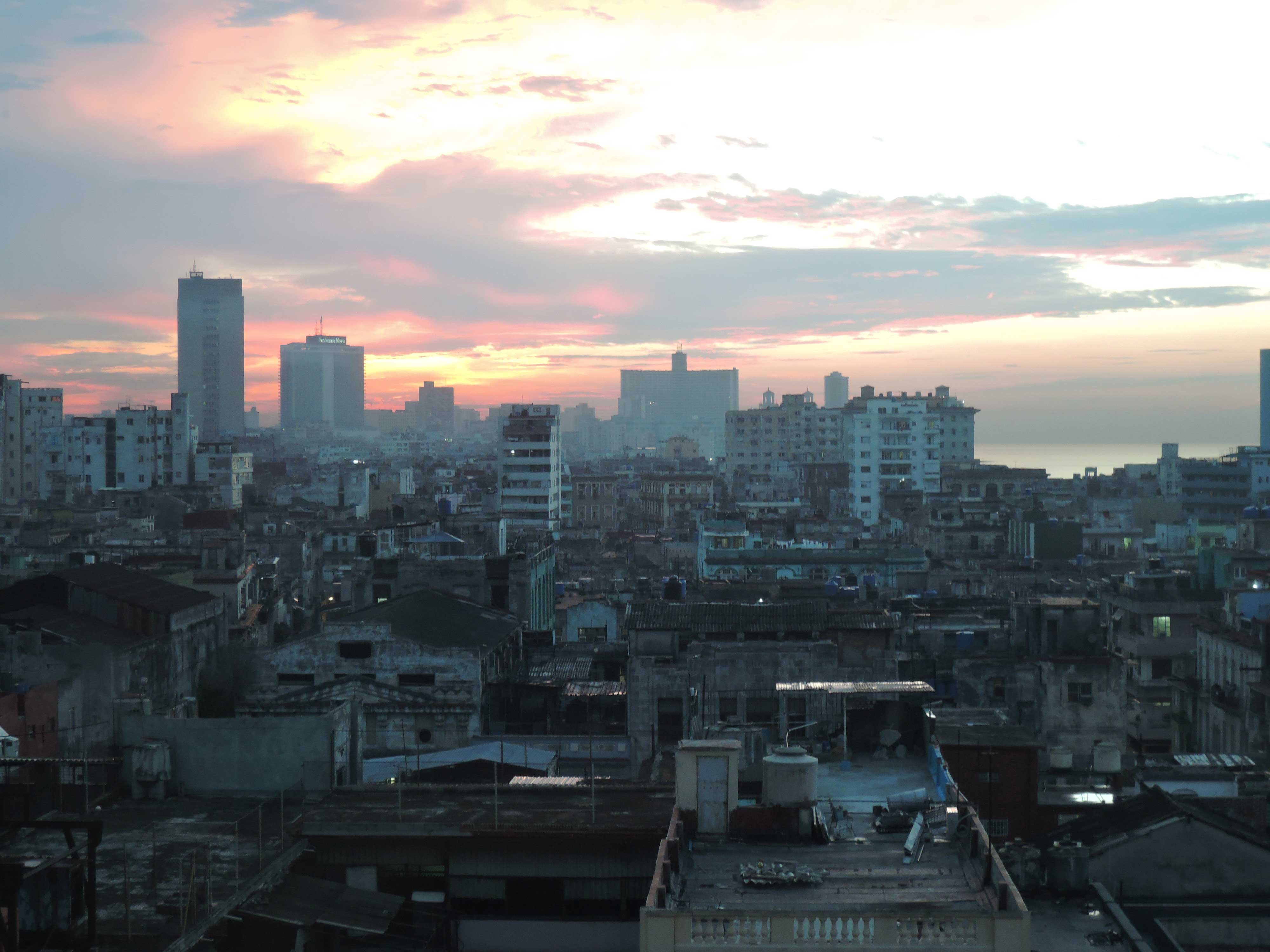 Sunset in Havana Cuba