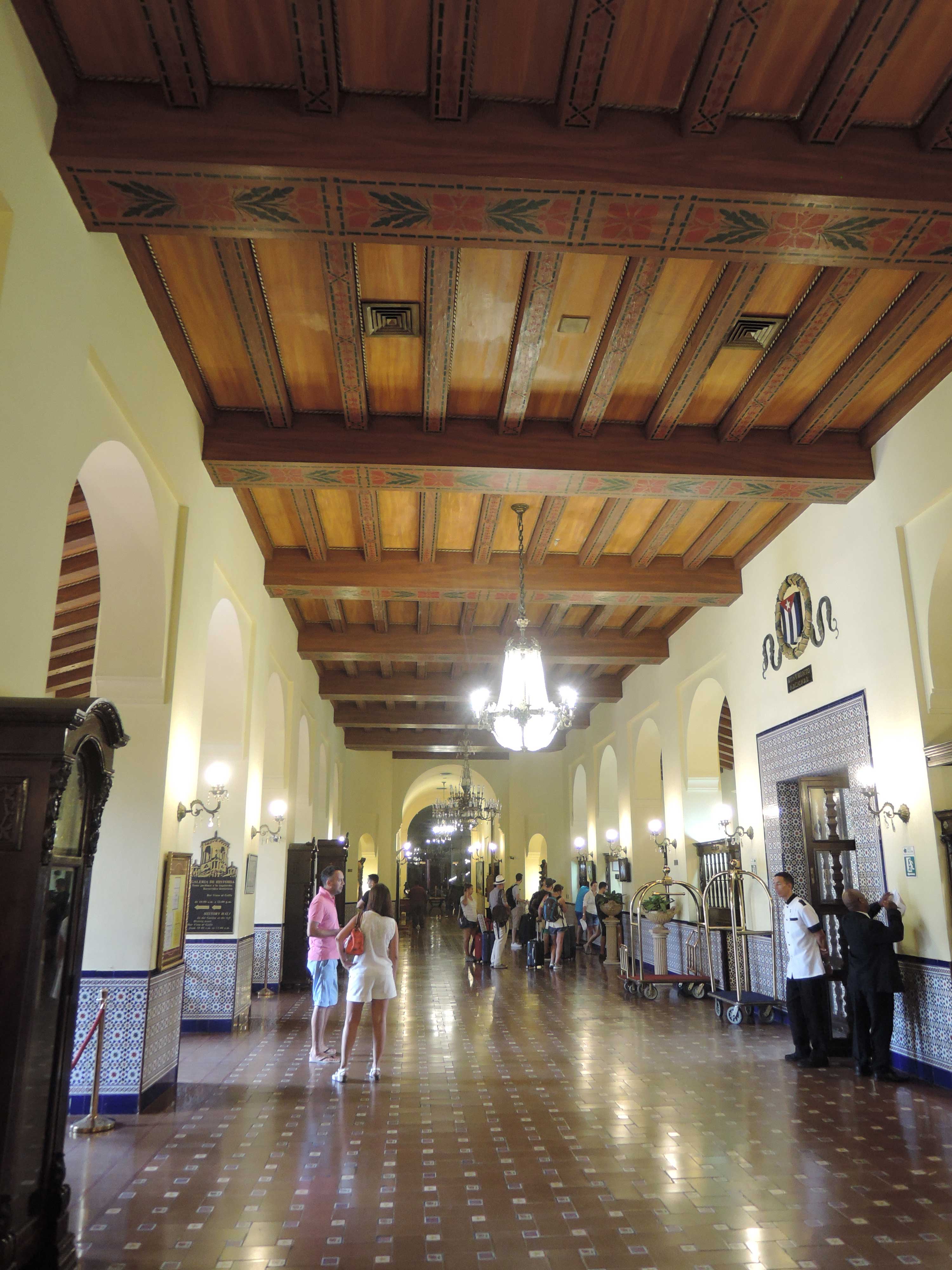 Lobby of the Hotel Nacional de Cuba