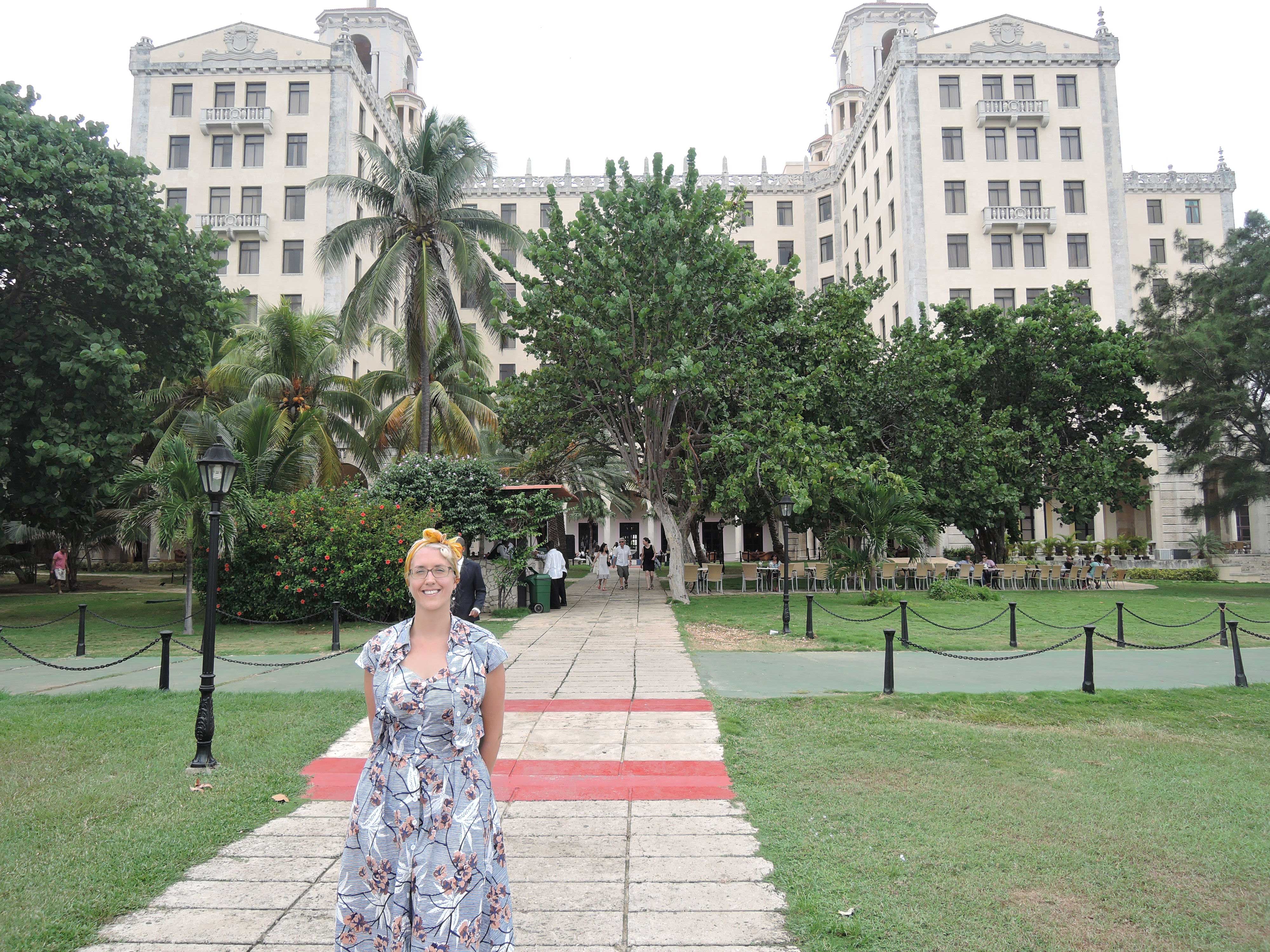 Hotel Nacional de Cuba back view of the hotel