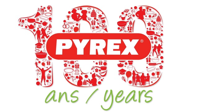 Pyrex 100 Years logo