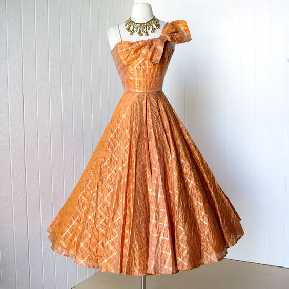 1950s Fashion: Vintage 1950's dress ...stunning FRANK STARR ORIGINAL 