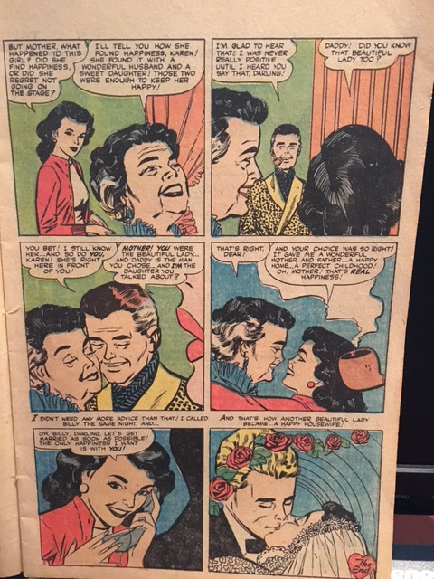 Love Romance 1950s Vintage comic book