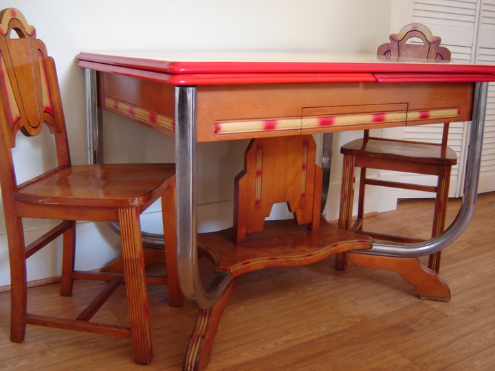 awesome vintage kitchen table