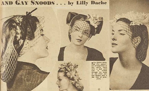 snoods by lilly dache 1945