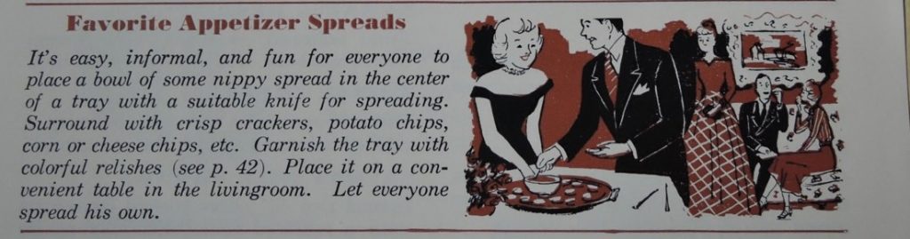 1950s party food ideas from a vintage betty crocker cookbook. 1950s appetizers