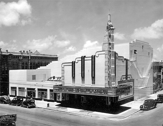 1930's Art Deco "Martini Theatre" in Galveston Texas.