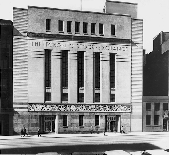 Design Exchange Toronto Stock Exchange Vintage Art Deco Building