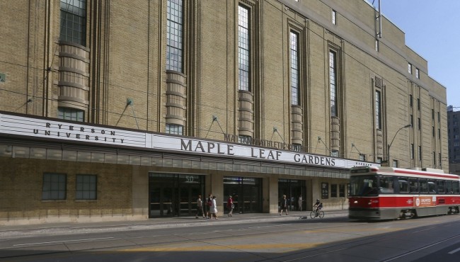 Maple Leaf Gardens Toronto Art Deco Architecture. 