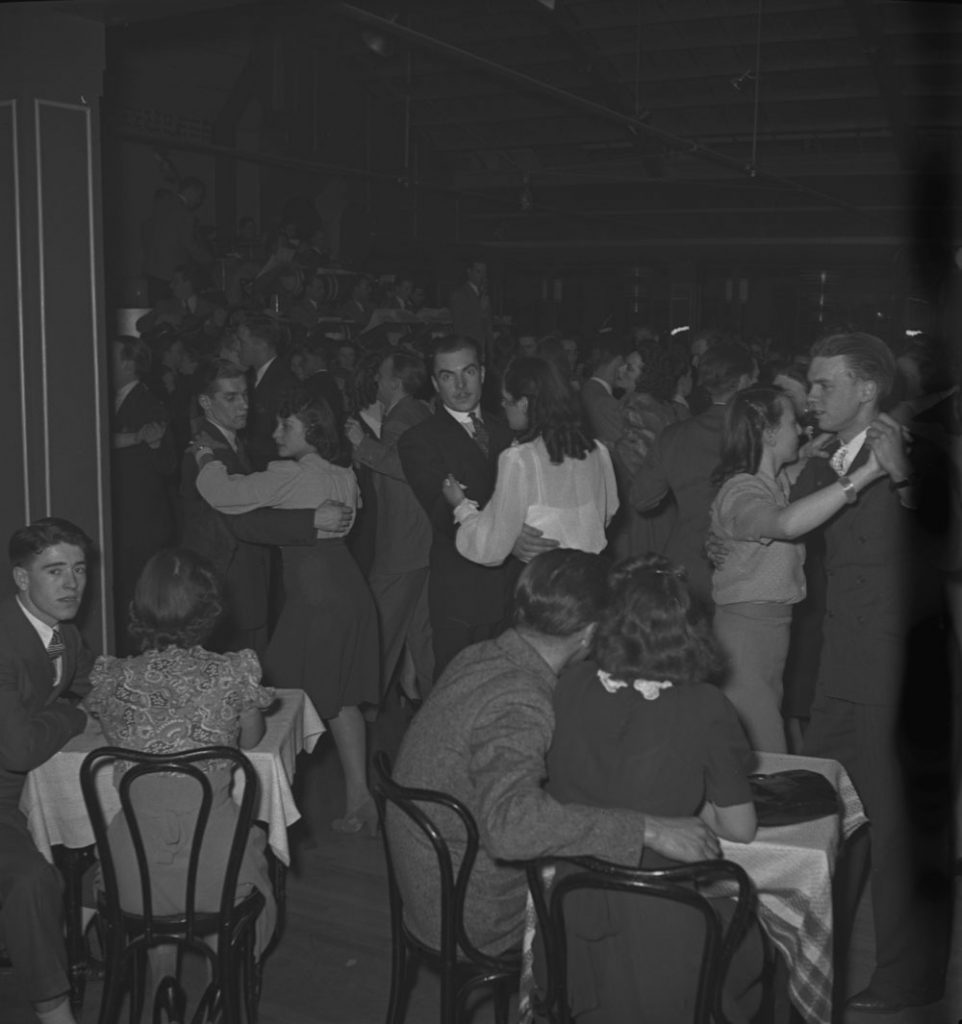 1940's toronto dance hall vintage image