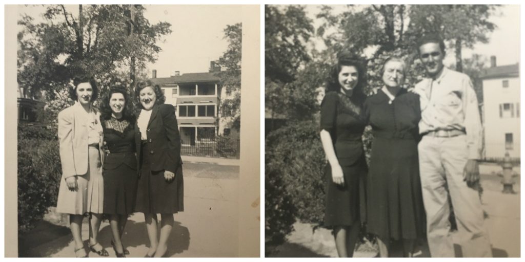 1940's vintage photos of stylish men and women in 1940s fashions and 1940s hairstyles. 