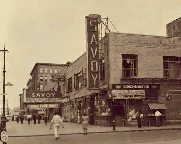 Vintage Photo of the Savoy ballroom Harlem from the outside