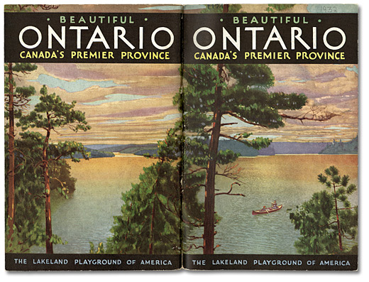 1930's Ontario travel pamphlet vintage