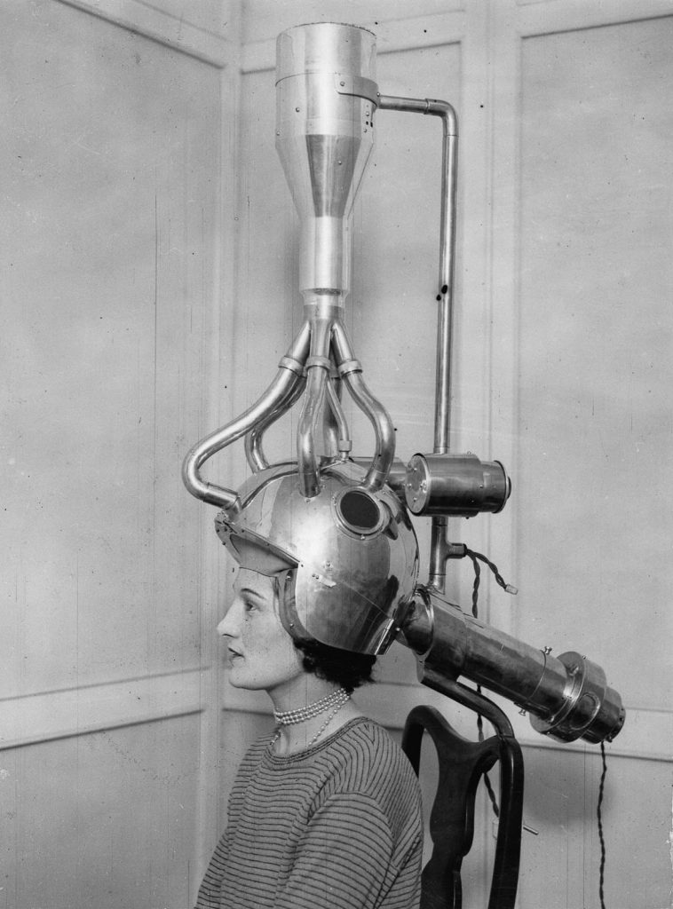 1930s vintage hair dryer image