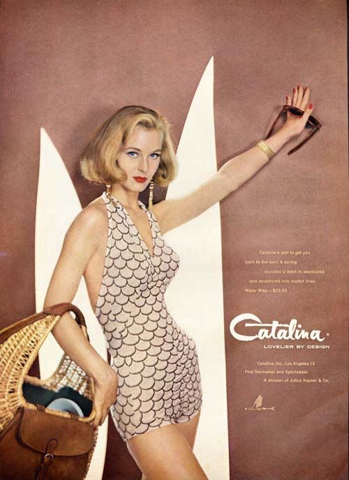 1950s Catalina Vintage Swimsuit Ad