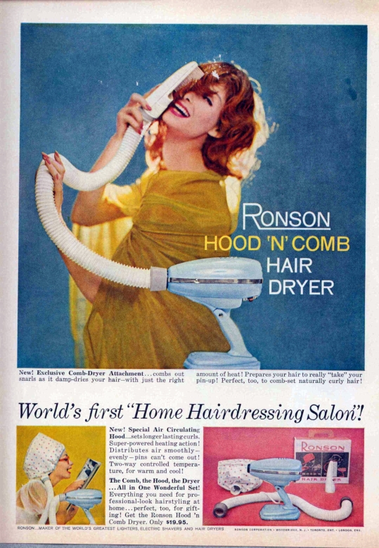 Vintage Hair Dryer1960s vintage ad.