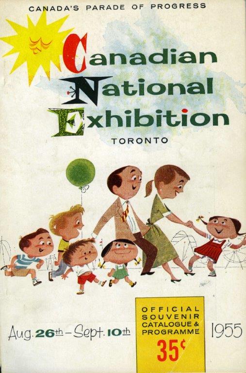 CNE Souvenir Catalogue & Programme Cover, 1955 