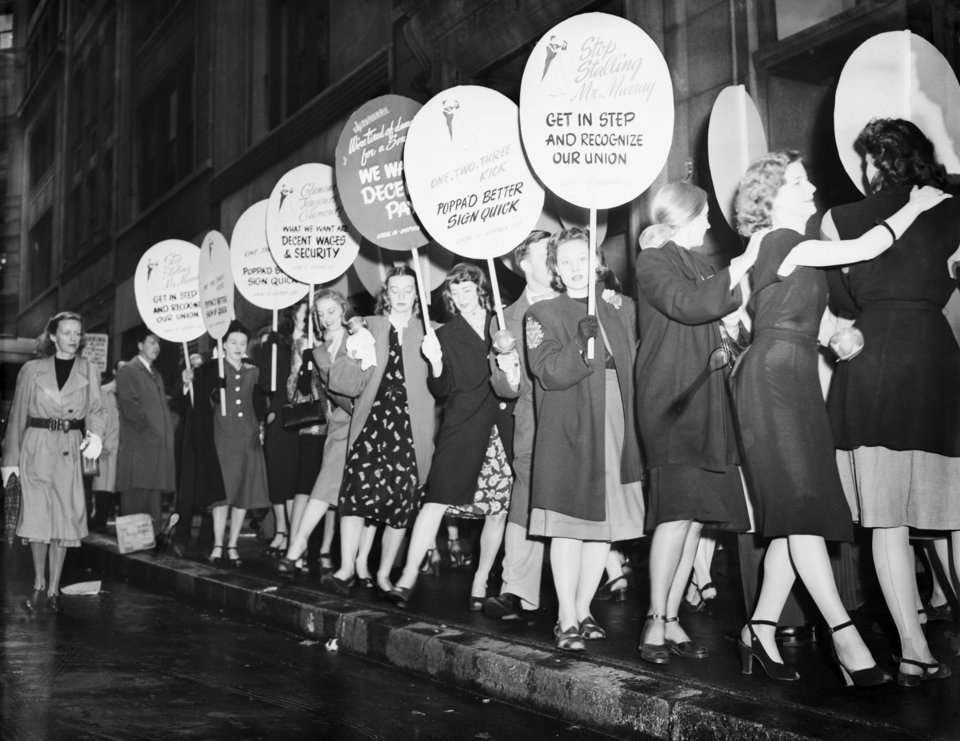 Dancers Picket Arthur Murray Studio