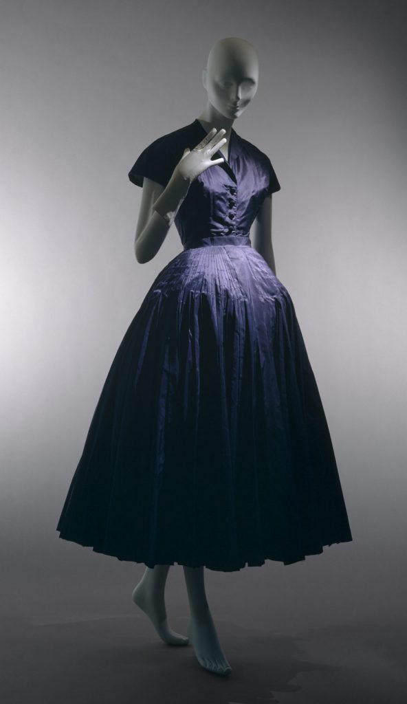 Dior New Look 1947 1948 vintage dress -1940s Shirtwaist Dress