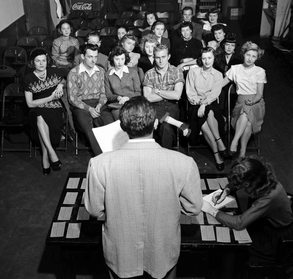 1940s Vintage Image of the Dancing Teachers Strike 1947