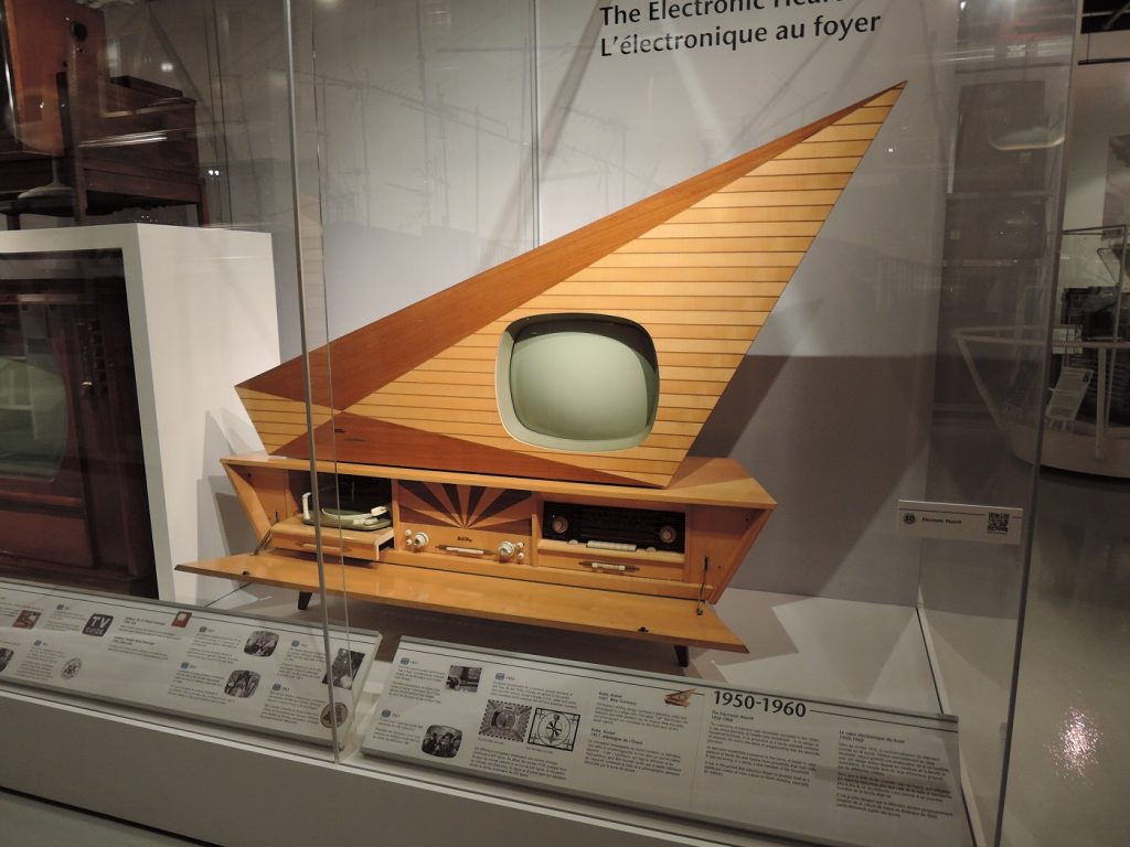 vintage televison at Museum of Television