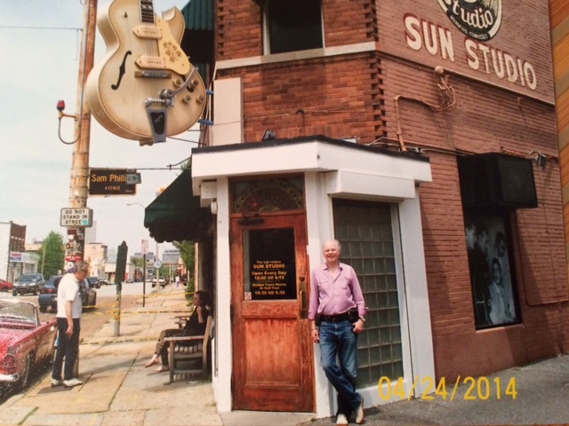 Gene Stevens Zoomer Radio at SUN Records studio on Union Avenue