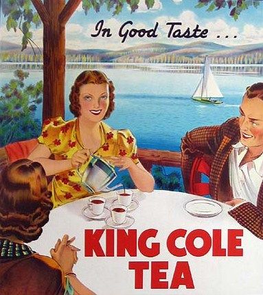 King Cole Tea vintage 1930s Canadian Tea Company featuring 1930s fashions. 