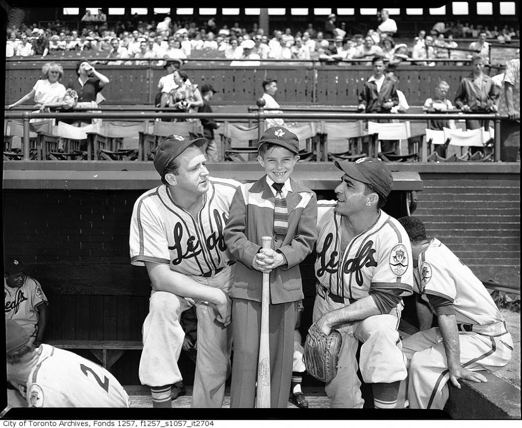 Vintage Toronto: Toronto Maple Leafs baseball 1950s vintage image