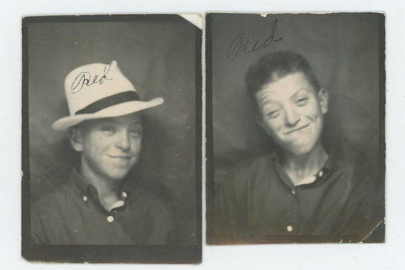 Vintage Arcade Photo Booths circa 1940s vintage photo