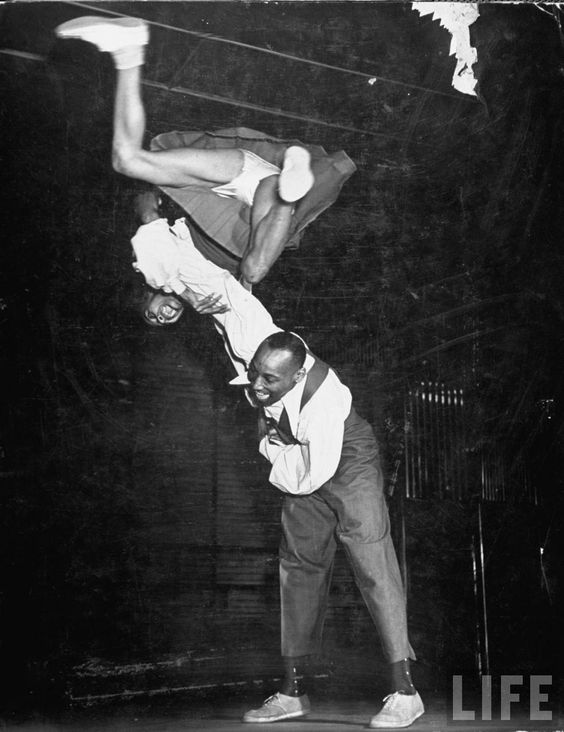 Frankie Manning and Ann Johnson Vintage Dance Photo