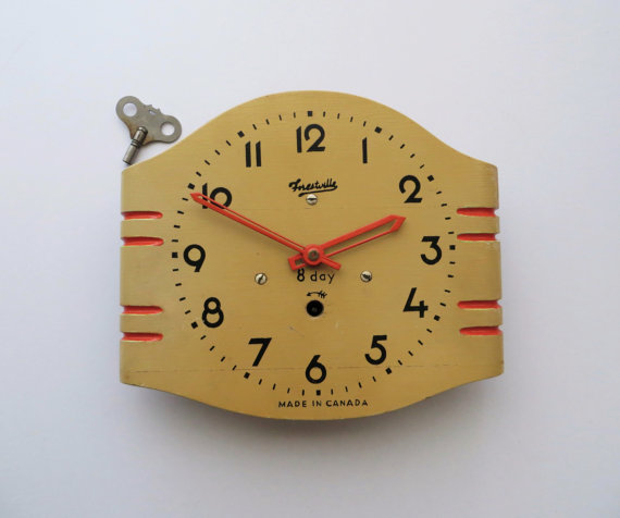 1950s mid century Forestville clock