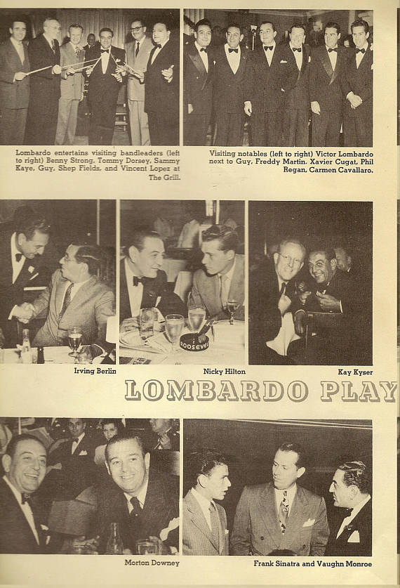 Guy Lombardo 1950s Concert Program Vintage Collectible Inside