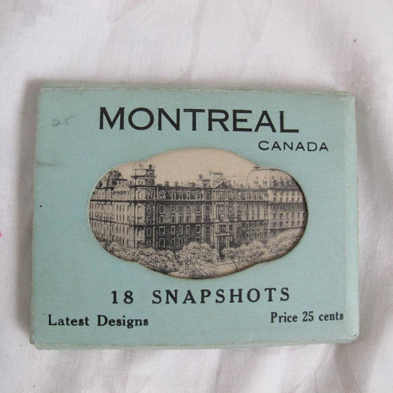 Montreal Canada vintage photo album.