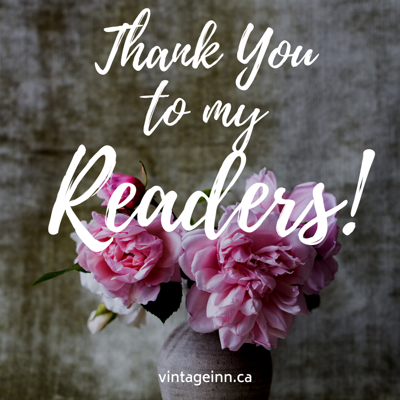 Thank you from the vintage inn blog