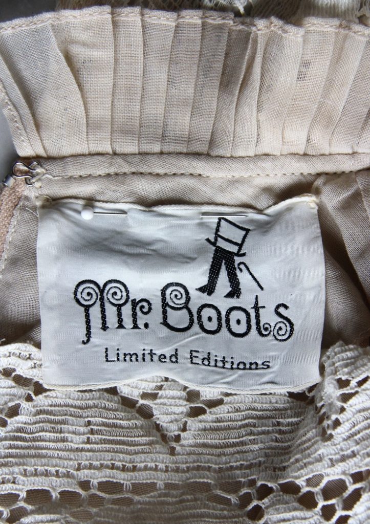 Mr Boots 1960s Vintage Garment Clothing Label