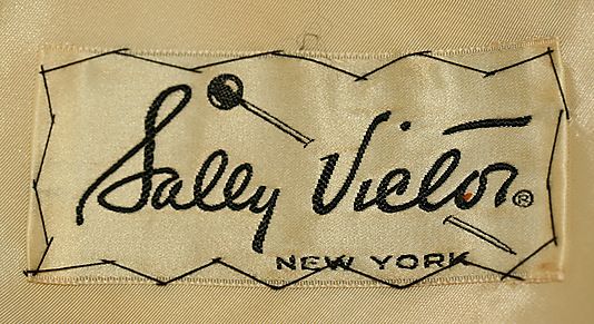 Sally Victor Clothing Label Spring Summer 1960s-Vintage