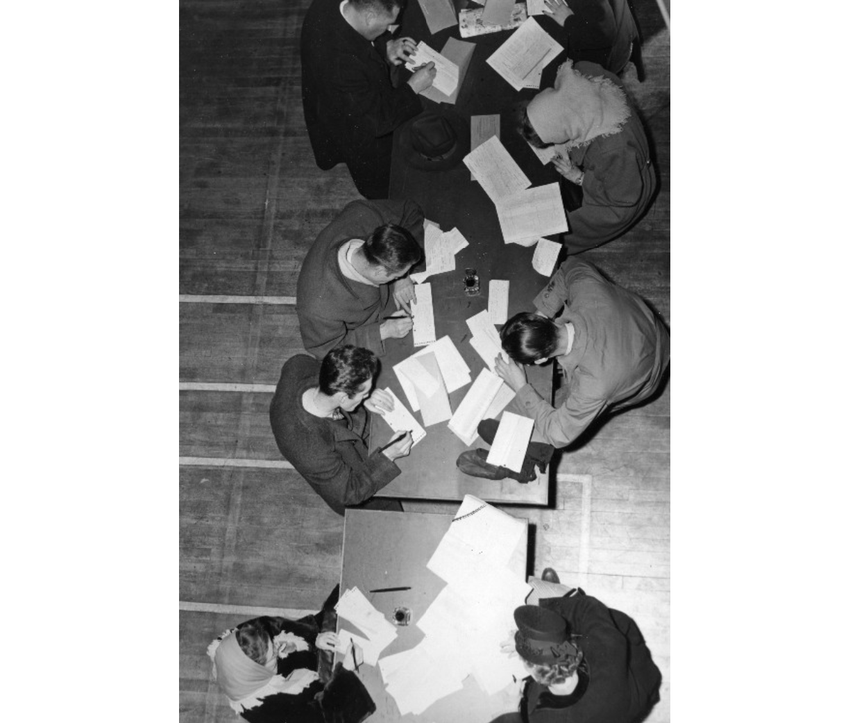 1940s vintage photo of Student College Life. 